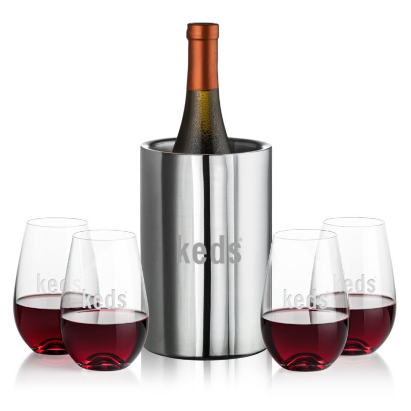 Jacobs Wine Cooler & Boston Stemless Wine - 2