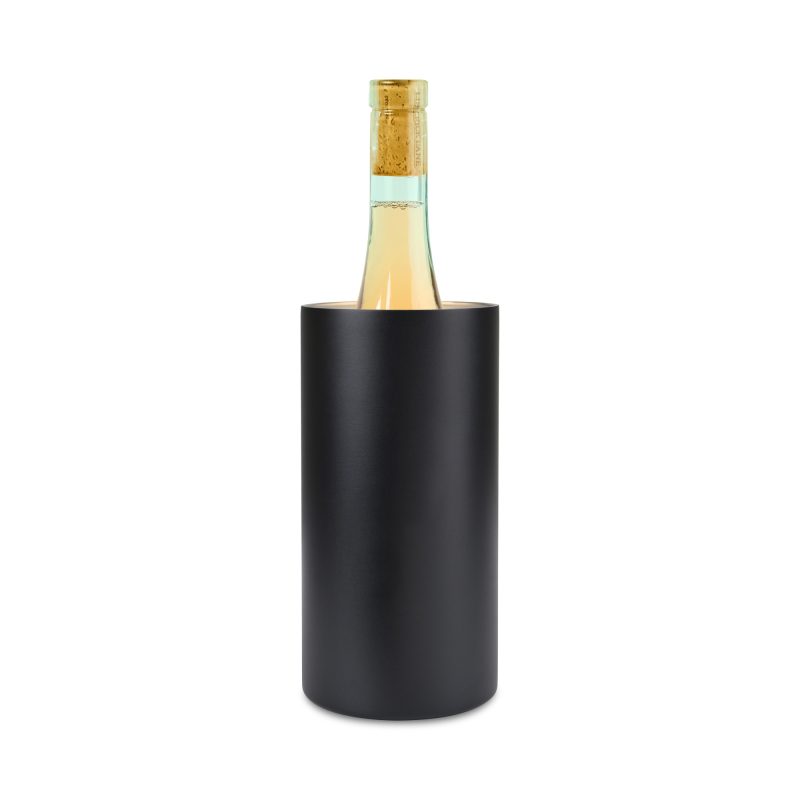Aviana™ Rowan Recycled Wine Chiller - Black - 1