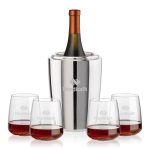 Pescara Wine Cooler & Dunhill Stemless Wine Set - 2