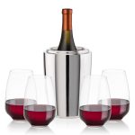 Pescara Wine Cooler & Oldham Stemless Wine Set - 5