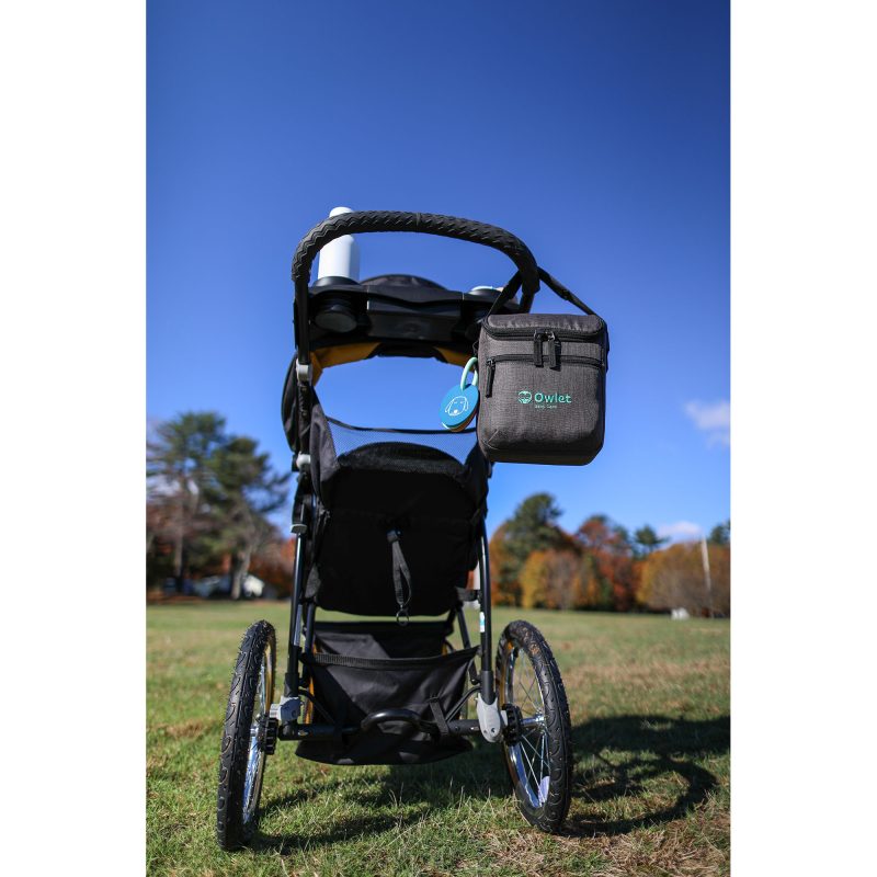 Reagan Baby Bottle Cooler - Charcoal Heather - 4