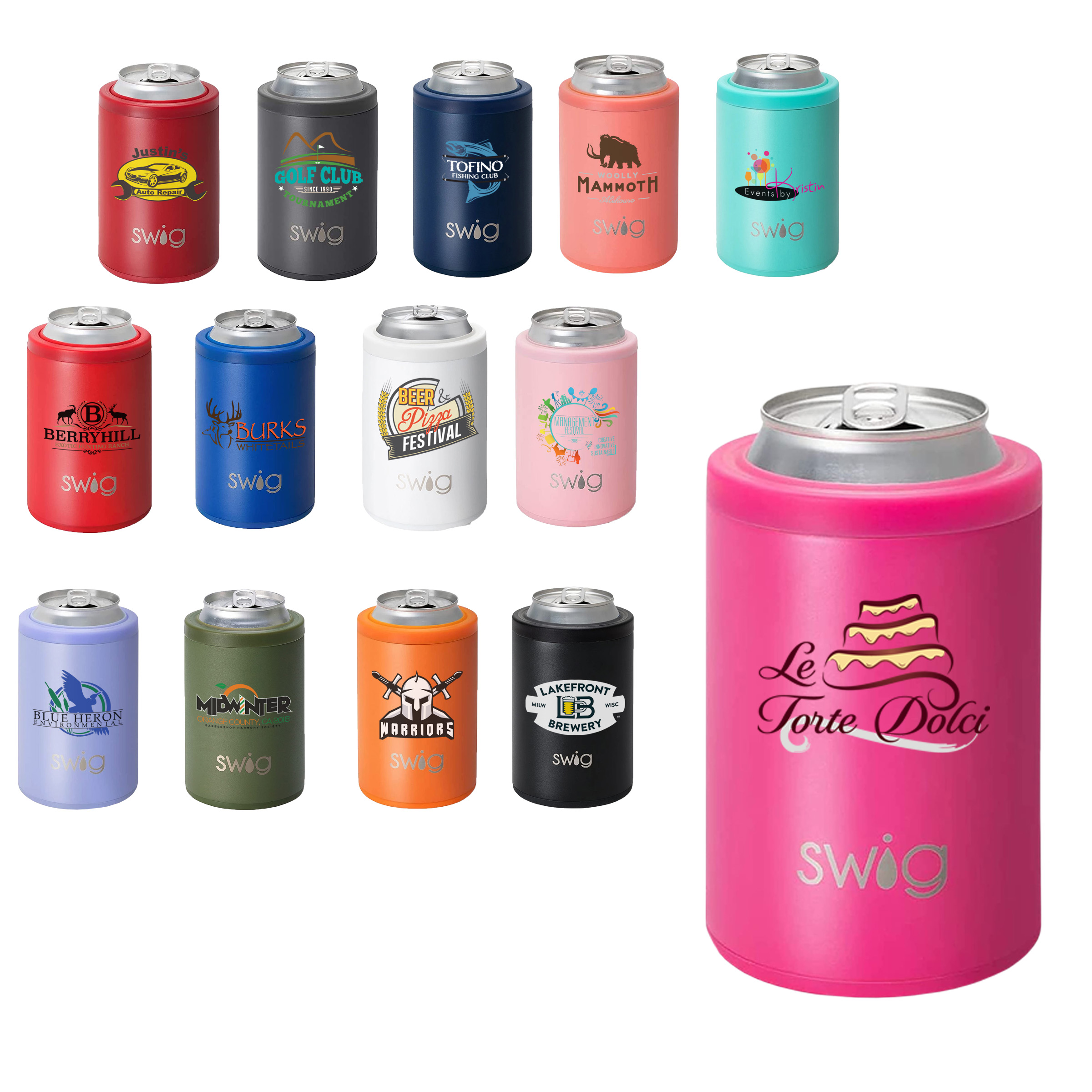 Botile Kan Swig® 12 oz. Combo Can & Bottle Cooler, Full Color Digital – Branded ...