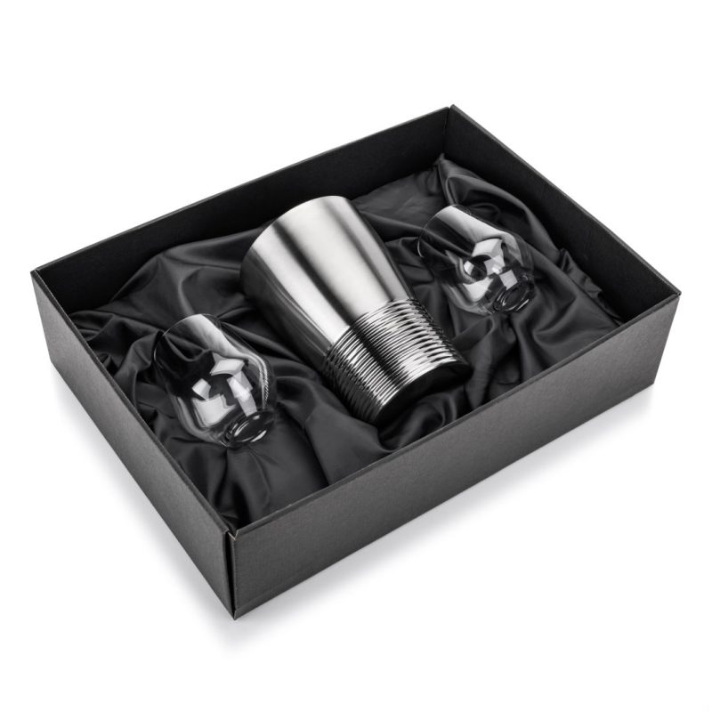 Genoa Wine Cooler & Miami Stemless Wine Set - 1