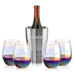 Genoa Wine Cooler & Miami Stemless Wine Set - 2