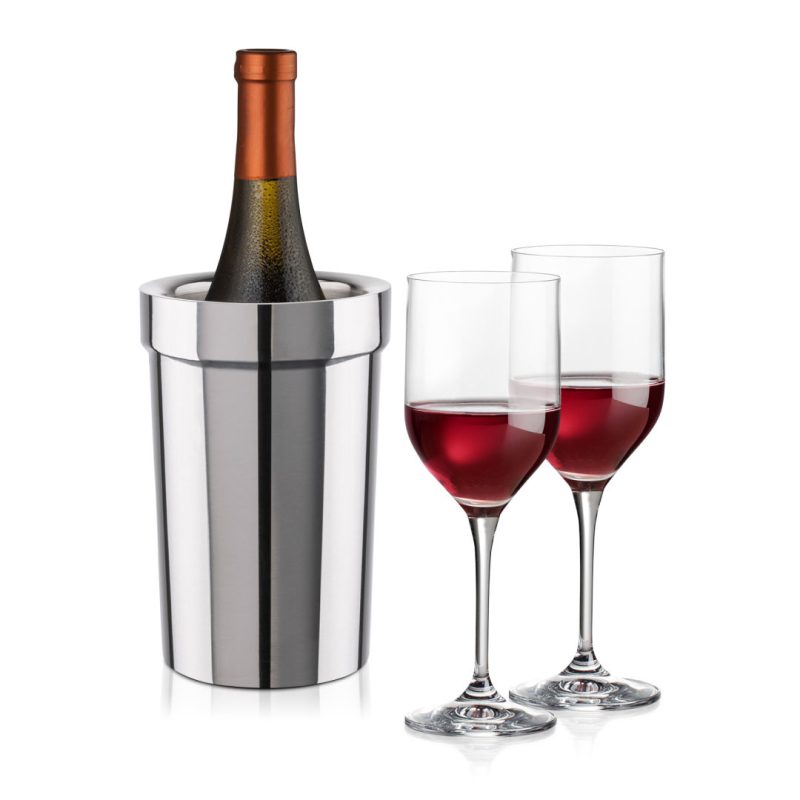 Milano Wine Cooler & Belmont Wine Set - 3
