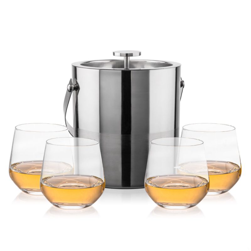 Catania Ice Bucket & Garland On-the-Rocks Set - 5