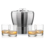 Genoa Ice Bucket & Chelsea On-the-Rocks Set - 5