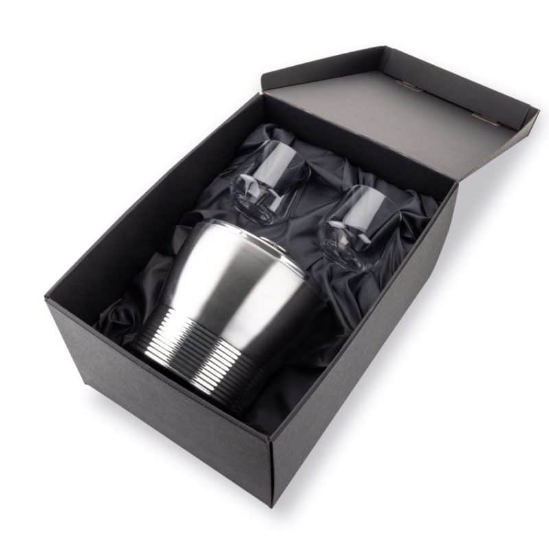 Genoa Ice Bucket & Hogarth On-the-Rocks Set - 1