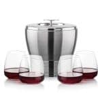 Genoa Ice Bucket & Hogarth On-the-Rocks Set - 5