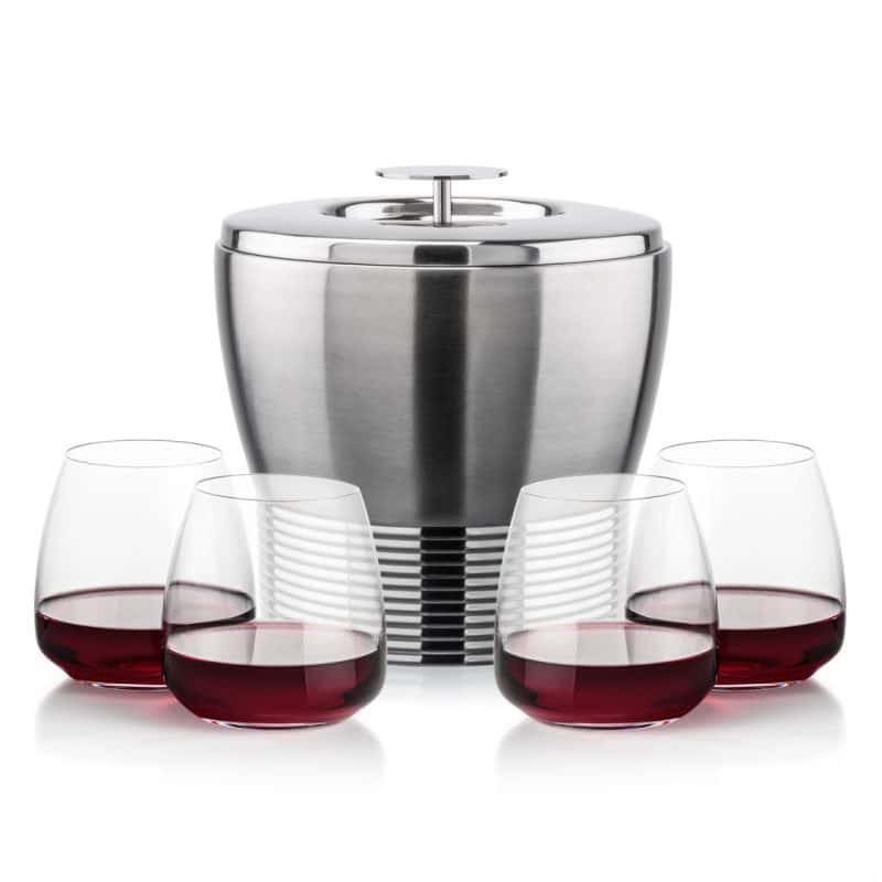 Genoa Ice Bucket & Hogarth On-the-Rocks Set - 5