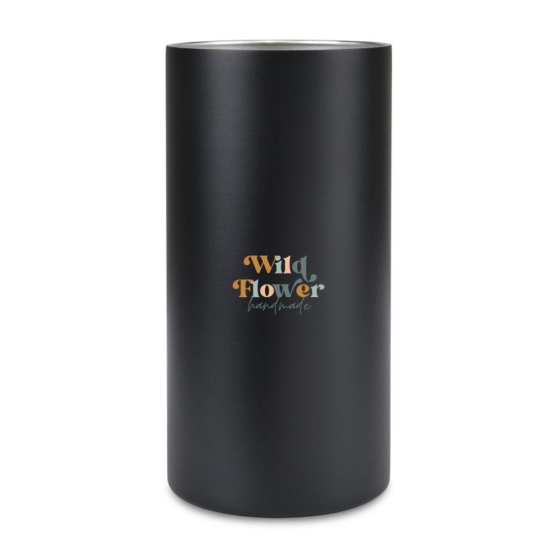 Aviana Rowan Recycled Stainless Steel Wine Chiller - Black - 2